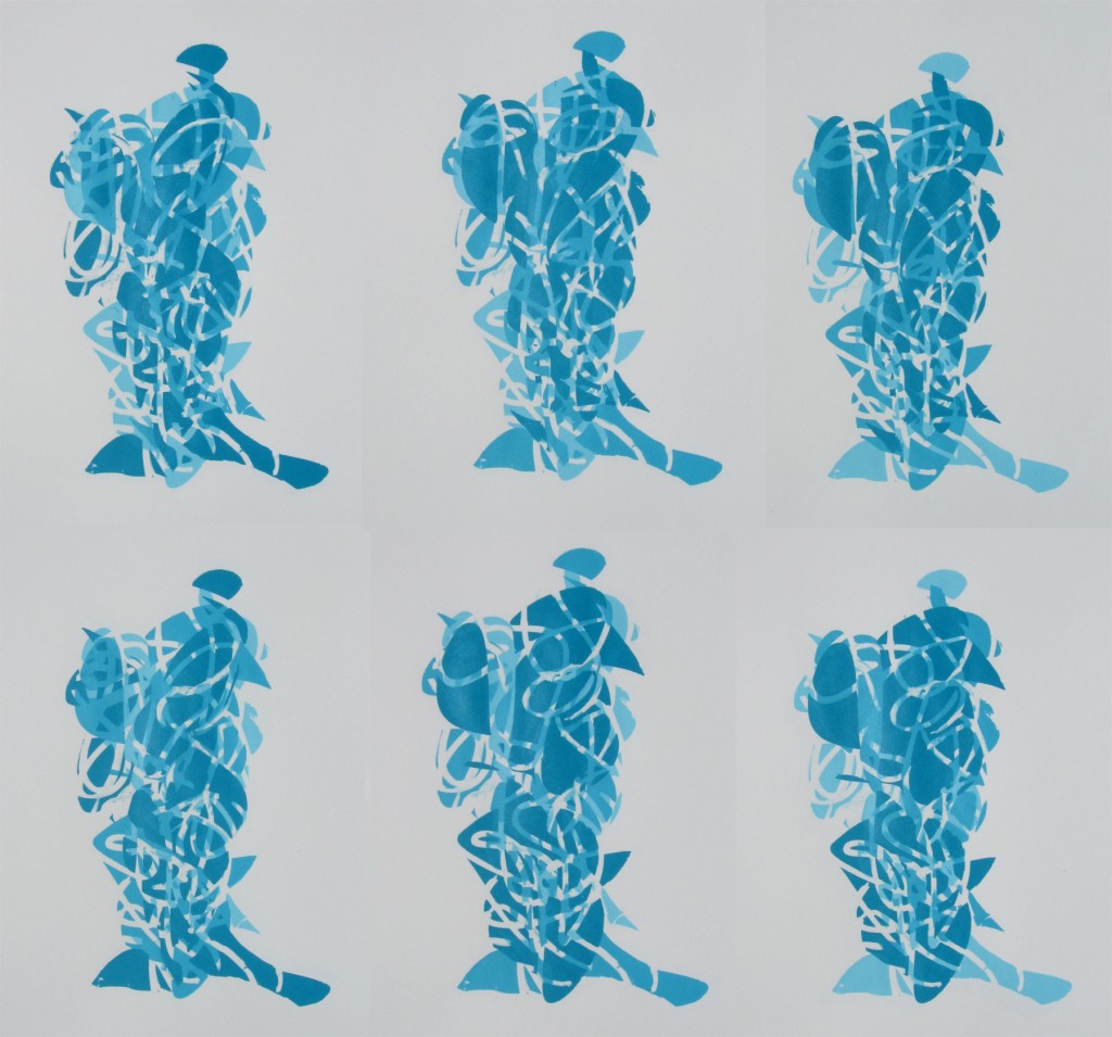 04.15.12 Three Figures in Turquoise, All 6 iterations