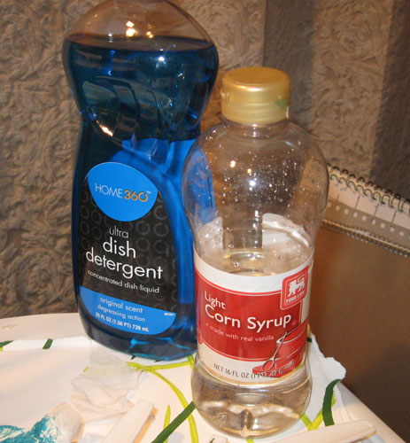 Corn Syrup and Dish Soap: cheaper and better line quality